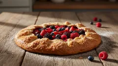 Galette de frutos vermelhos: tarte rústica fácil e bonita em menos de 1 hora